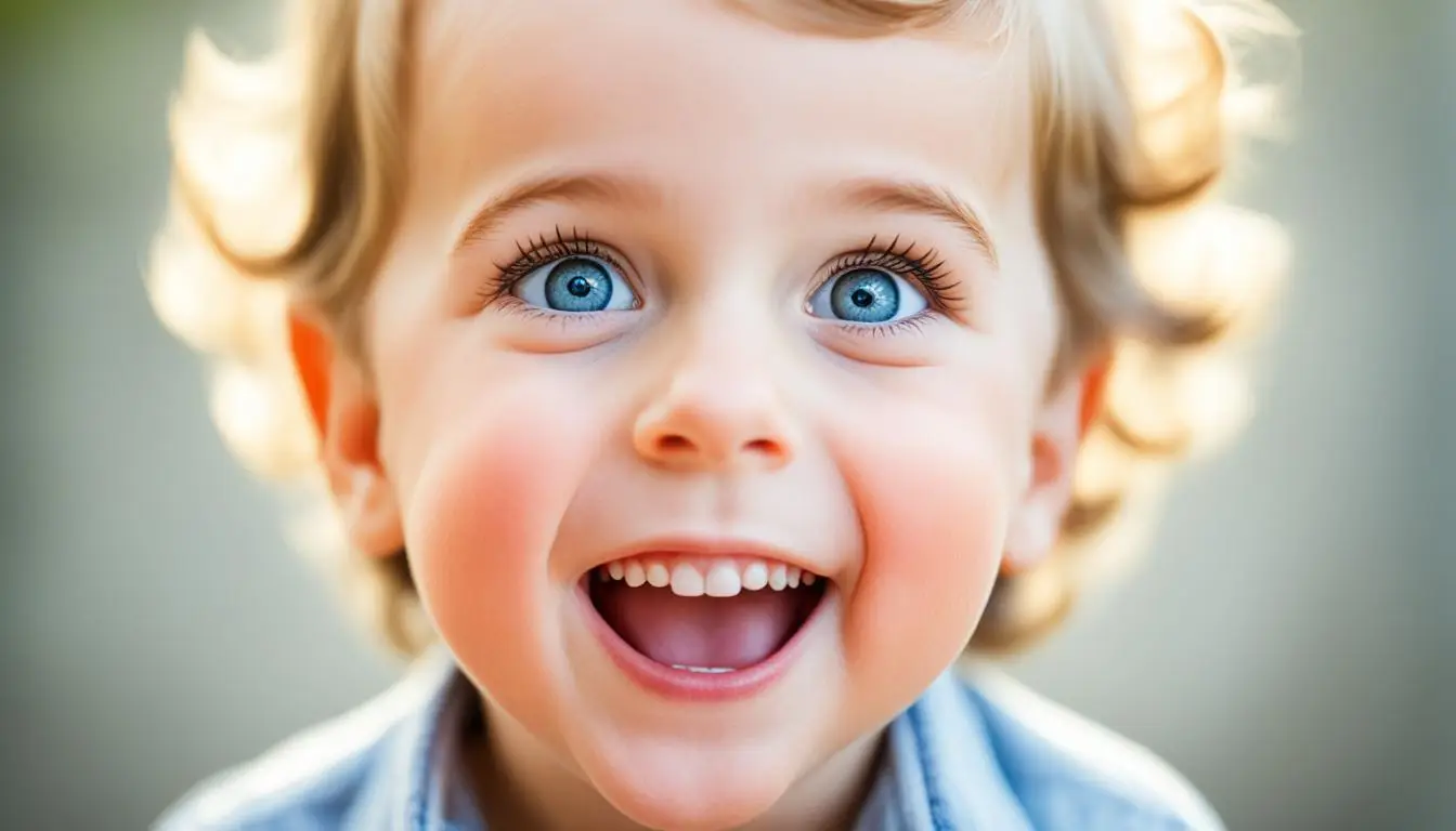 smile of innocent child